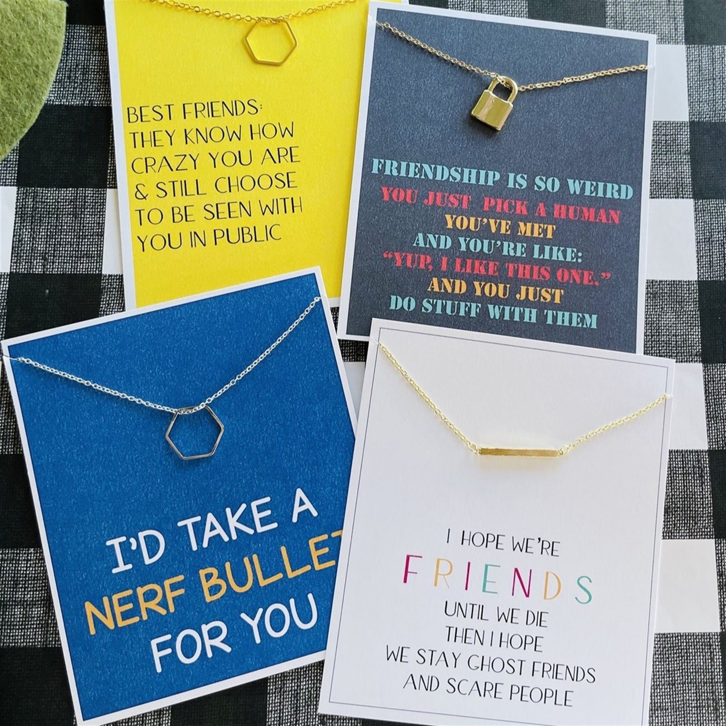 Best Friend Necklace Gift Set
